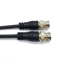 Connecteur mâle BNC vers câble coaxial audio vidéo BNC RG59 75 ohms pour caméra HDTV