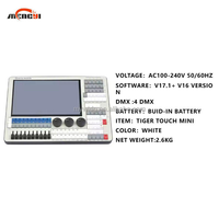 Consola de Iluminación Mini Quartz Tiger de Alta Calidad con 2048 Canales, Controlador de Iluminación DMX512 para Escenarios