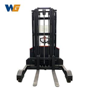 वांगोंग इलेक्ट्रिक स्टेकर 1500 किलोग्राम 1200 किलोग्राम उठाने की ऊंचाई 3 मीटर स्ट्रैडल पैरों को समायोज्य फोर्कलिफ्ट - Product Image 2