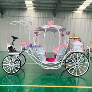 Popular Carruaje Eléctrico de Calabaza para Bodas y Turismo, Carroza de Caballos, Carruajes de Boda, Carruaje de Caballos Eléctrico de Calabaza en Venta - Product Image 3