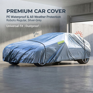 Housse de protection intégrale pour voiture de haute qualité, épaisse, en PEVA, imperméable, protection personnalisée contre les IR et les UV, intérieur/extérieur, PE recyclé, Carclean - Product Image 4