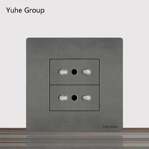 Interrupteur tactile standard italien, prise en matériau PC, 2 prises, protection IP22, design moderne - Product Image 4