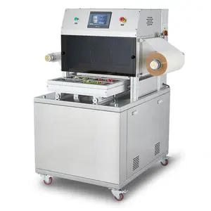 WANHE MAP meat vegetable nitrogen fill vacuum tray sealing packing machine food modified atmosphere packing machine