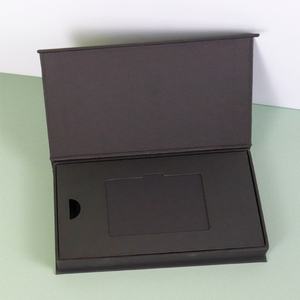 Boîtes en carton kraft noir de petite taille pour l'emballage de cartes postales, de cadeaux, de cartes de vœux de mariage, de cartes de visite, de commerce, de rangement de cartes métalliques - Product Image 6