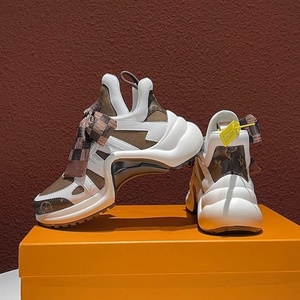 Mocassins de luxe de créateur avec soutien de la voûte plantaire, baskets épaisses pour hommes et femmes, chaussures décontractées en cuir véritable - Product Image 3