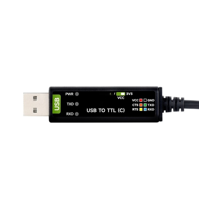 Industrial USB to TTL (C) 6pin Serial Cable Original FT232RNL Chip Multi Protection Circuits Multi Systems Support With Hardware