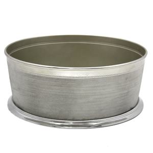 Vente en gros, en vrac, couleur argent, bol rond ouvert en aluminium nickelé, saladier fait à la main personnalisé - Product Image 1