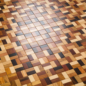 Parquet en bois d'ingénierie multicouche AVANTIMORA français ISO9001, grade AB, 16 mm, noyer noir, à rainures et languettes, pour hôtel - Product Image 2