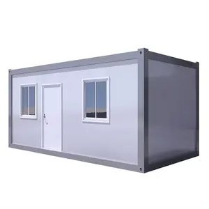 Lage Goedkope Stalen Sandwichpaneel Geprefabriceerde Huis Flat Pack Container Behuizing Voor Ziekenhuis