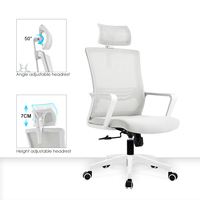 Chaise de bureau exécutive moderne et confortable avec dossier en maille de haute qualité, idéale pour les bureaux professionnels - Offre Spéciale