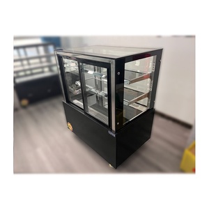 Vitrina Refrigerada para Café, Pastelería y Repostería, con Enfriamiento Dinámico, de Mármol/Vidrio/Acero Inoxidable, 0-10°C, 4 Ruedas, Capacidad de 200L-900L - Product Image 3
