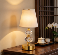 Lampe de bureau rechargeable de style nordique, lampe de chevet créative recouverte de tissu, lampe de table pour bar, restaurant et café, veilleuse, lampe cadeau
