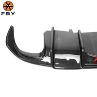 Diffuseur Arrière en Fibre de Carbone de Haute Qualité Style KB pour Audi S4 A4 B8.5, Kit Carrosserie de Pare-chocs Arrière Vente Flash 2013-2016