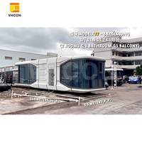 Maison capsule moderne de luxe personnalisée, pièce modulaire en conteneur, maison préfabriquée mobile en acier, mini-maison, petite cabane capsule