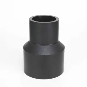 Butt Welding Fittings Suppliers DN110*90 PE 100 HDPE Pipe Fittings Butt Fusion Welding Type HDPE Reducing Coupling PE Reducer For Pipe Connection