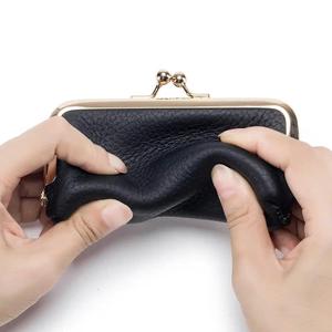 AndoBag Lipstick Coin <b>Purse</b> for Women Genuine Cow <b>Leather</b> Mini Key Chain Storage Bag Fashion Small Clip Bags 2231 - Product Image 5