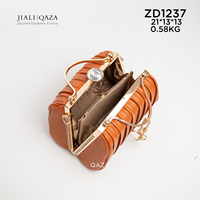 Jiali QAZA Sac de Soirée Dame Diamants Colorés, Sac à Main Femme de Luxe en Cuir, Design Luxueux pour Femmes