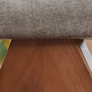 <span class=keywords><strong>Fauteuil</strong></span> en bois massif de style moderne avec revêtement en cuir PU pour salon - Product Image 6