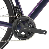 Vélo de route en carbone DFQ avec groupe sans fil Wheeltop Eds Tx 2x12 vitesses, vélo de course haute vitesse pour le cyclisme sur route