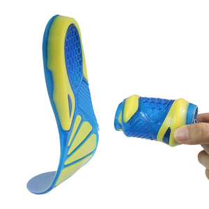 PW002 Semelles intérieures en gel sportives avec soutien de la voûte plantaire, absorption des chocs et coussin pour l'épine calcanéenne - Product Image 2