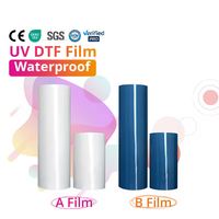 Écusson de broderie UV 3D AB Film Transfert de chaleur sur un matériau PET écologique pour la décoration de vêtements à basse température