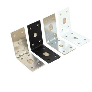 Soporte en forma de L de acero inoxidable, soporte de esquina de 90 grados para conector de herrajes de muebles y estantes de gabinete - Product Image 2