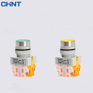 NP4-11BN Self-reset Flat Head <b>Push</b> <b>Button</b> <b>Switch</b> 24V220V Normally Open Normally Closed Red Green and Yellow - Product Image 3