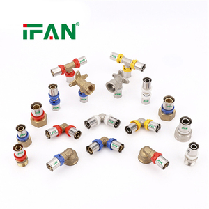 IFAN ODM OEM Support <span class=keywords><strong>TH</strong></span> & <span class=keywords><strong>U</strong></span> Profile Press Raccords en laiton 16-32mm Connecteur de tuyau PEX pour tuyaux multicouches PEX - Product Image 5