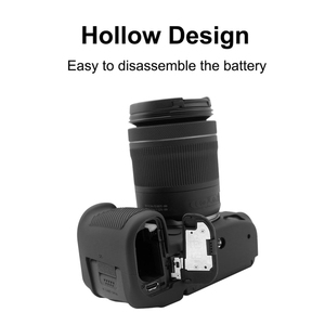 PULUZ เคสซิลิโคนนิ่มคุณภาพสูง,เคสป้องกันสำหรับกล้องดิจิตอล Canon <span class=keywords><strong>EOS</strong></span> R5 SLR - Product Image 6