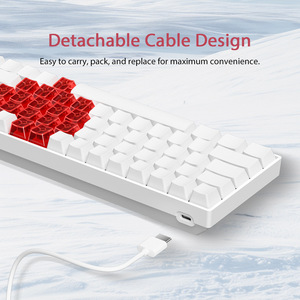 RGB Mechanical Keyboard Key Separation Custom Green Red Shaft Wired Esports Gaming <b>Computer</b> Peripherals For Home <b>Office</b> - Product Image 5