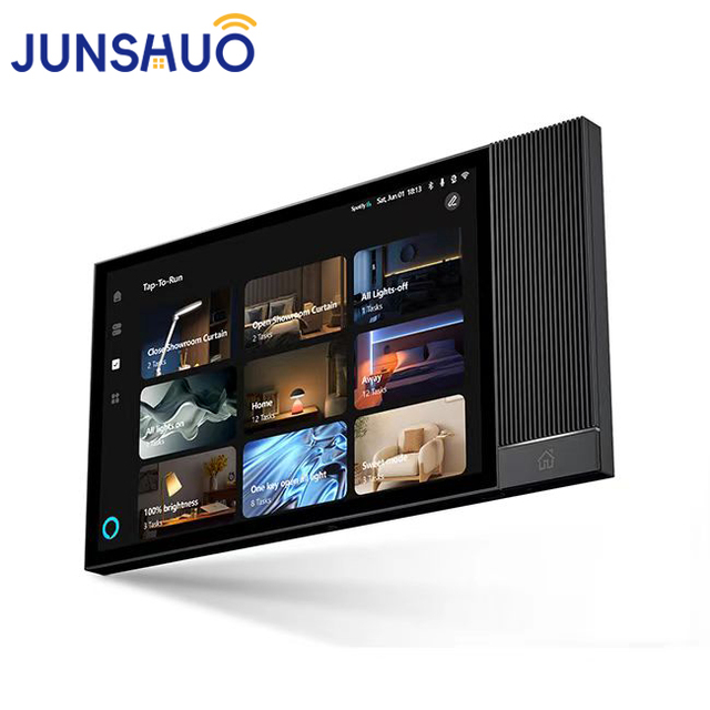 2026 JUNSHUO SMART TPA08 Smart Home 8" Inch Zigbee Sig MESH BLE Touchscreen Android Smart Home Control Panel Kit Built IR