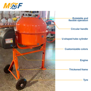 MHF - Mezcladora de Concreto Mini de Alta Eficiencia de <span class=keywords><strong>180</strong></span> <span class=keywords><strong>Litros</strong></span>, Mezcladora de Cemento Eléctrica Pequeña de Mezcla Rápida para Terrazas - Product Image 4