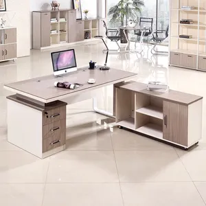 Latest Modern Furniture Office Desk Luxury Designs Ceo Executive Manager L Shaped Table