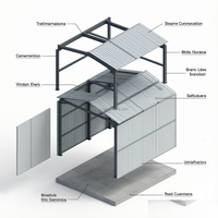 {Remises Instantanées -5%} Atelier de Construction en Structure Métallique Préfabriquée de Force Maximale