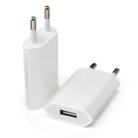 Chargeur mural ultra-fin HNT 5W USB-A, adaptateur secteur portable mince, bloc de charge rapide pour iPhone Android, prise compacte de voyage