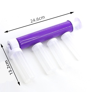 Pistolet à peinture <span class=keywords><strong>manuel</strong></span> pour décoration de gâteaux <span class=keywords><strong>Aérographe</strong></span> en plastique pour la cuisson Outil de pulvérisation pour cupcakes Desserts Desserts - Product Image 1