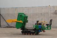 Vente en gros, transporteur sur chenilles, Dumper à essence, adapté au jardin, à la maison, Mini Dumper standard 500kg Certification EPA