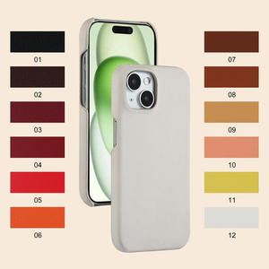 Étui de <span class=keywords><strong>téléphone</strong></span> en cuir de mycélium pour iPhone 17e Air, Housse magnétique écologique à <span class=keywords><strong>base</strong></span> de bio-matières premières pour iPhone 16 15 14 - Product Image 5