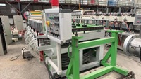 Utilisé d'occasion pvc bois plastique wpc pcb polyuréthane mousse panneau extrusion plastique machine de fabrication ligne de production