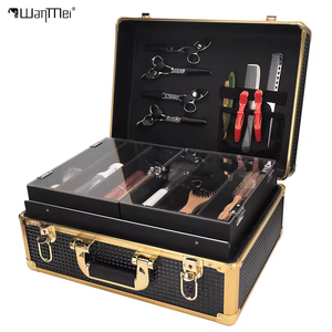 <span class=keywords><strong>Maletín</strong></span> <span class=keywords><strong>Profesional</strong></span> para Peluquería Wanmei, Caja <span class=keywords><strong>de</strong></span> Herramientas Multifunción, <span class=keywords><strong>Maletín</strong></span> Rígido <span class=keywords><strong>de</strong></span> Aluminio con Cerradura y Llave para Salón - Product Image 6