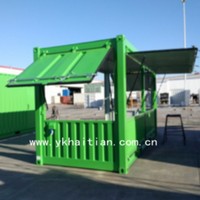 Conteneur mobile respirant en acier pour restaurant, barbier, mini-appartement, café préfabriqué, panneau sandwich, extérieur