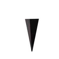 Vase à fleurs triangulaire en fer forgé style Wabi-Sabi, arrangement floral noir, simple, antique, art populaire, pour salon et salle de réunion