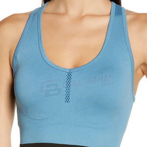 Meilleures ventes de soutiens-gorge de sport sans coutures pour femmes Vêtements de sport respirants avec logo personnalisé Prix raisonnable de gros - Product Image 2