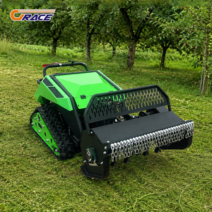 Industrial RC Flail Mower All-Terrain <b>Brush</b> Cutter Gas-electric Heavy-Duty Flail Mower for Slopes Farmland Orchards - Product Image 3