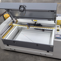 Machine de gravure et de découpe au laser CO2 1390 6090 100W avec refroidissement par eau pour acrylique, cuir, bois, pierre, plastique, verre