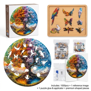 Rompecabezas <span class=keywords><strong>de</strong></span> 500 Piezas con Formas, Tablero <span class=keywords><strong>de</strong></span> Calidad Premium para Adultos y Niños, Regalo Educativo con Espátula para Pegamento Ref. Logotipo Personalizado con Imagen - Product Image 6