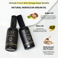 Sérum capillaire professionnel sans rinçage à base de plantes OEM/ODM avec huile d'argan et huile d'olive, qualité salon, pour tous types de cheveux