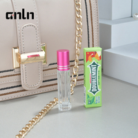 Flacons de parfum en verre à bille, fabrication, bouchon coloré, bille en verre, flacon vide portable rechargeable, 3 ml