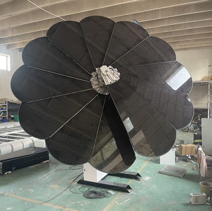 Suiveur <span class=keywords><strong>solaire</strong></span> industriel intelligent moderne en silicium monocristallin, MPPT 3kW, suivi triaxial, CE Shuangjiu, pour installation au sol - Product Image 1