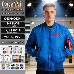 <span class=keywords><strong>Veste</strong></span> <span class=keywords><strong>Bomber</strong></span> <span class=keywords><strong>Homme</strong></span> MA1 Style Affaires Décontracté avec Logo Personnalisé par Usine OEM - Product Image 1